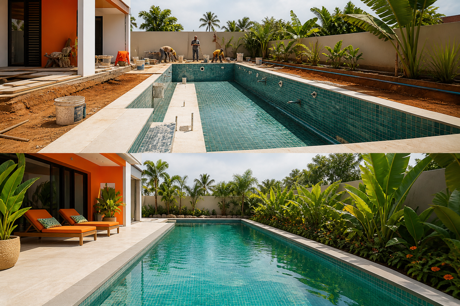Construction de piscine